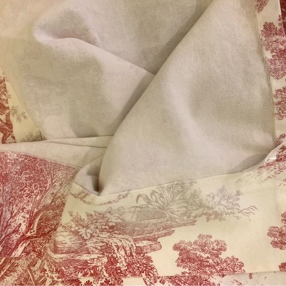 Vintage Toile French Country Life
Window Valance Red On White Rod
Pocket USA - Picture 7 of 16